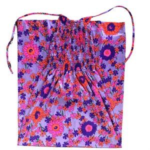 Y2K Lonng Floral 70s Styled Dress